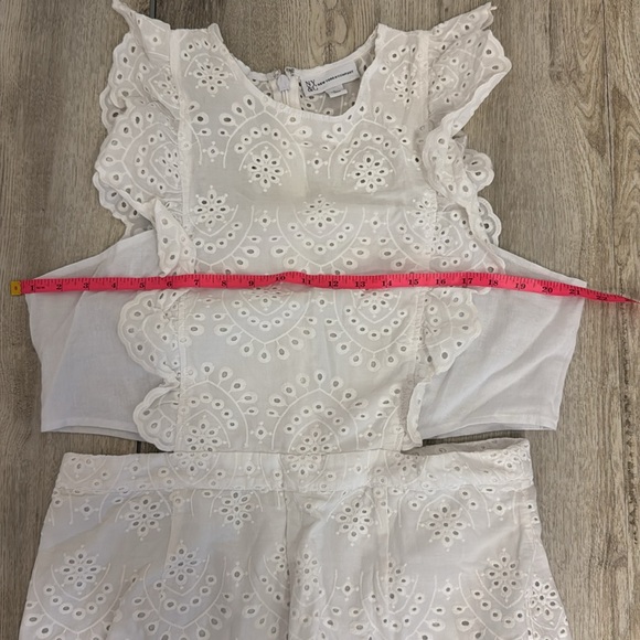New York & Company white eyelet romper - Picture 7 of 7